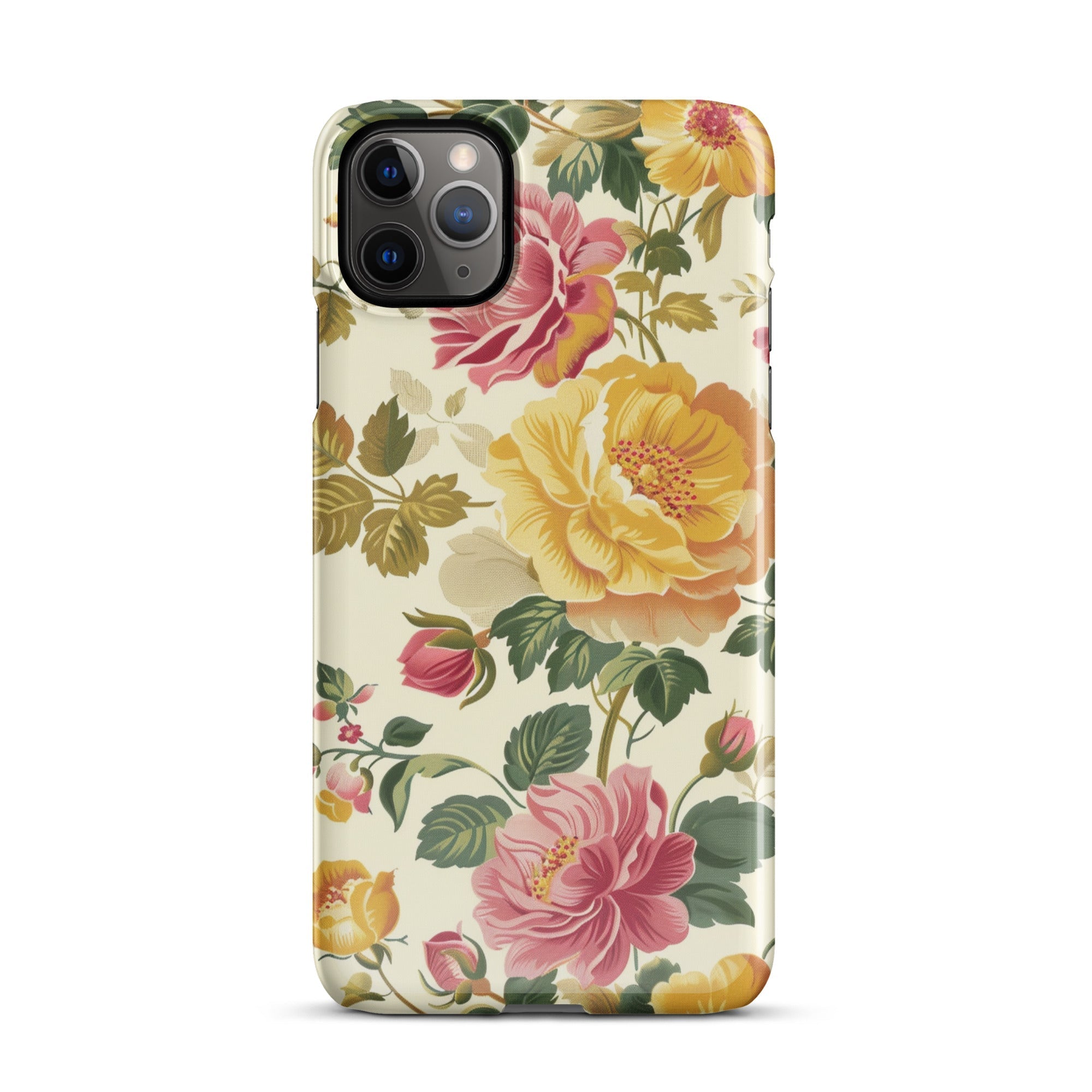 Yellow Lily Phone case for iPhone-4
