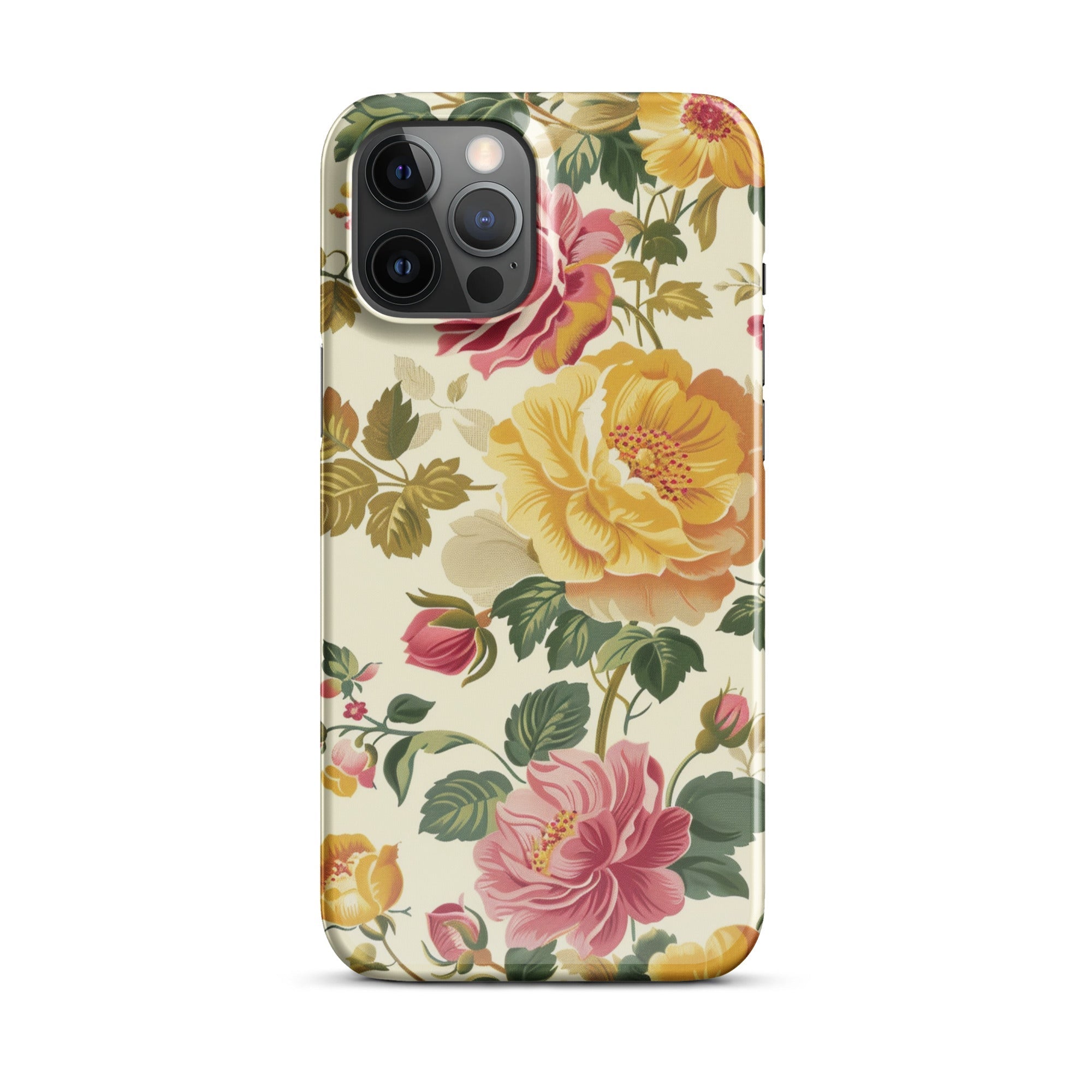 Yellow Lily Phone case for iPhone-12